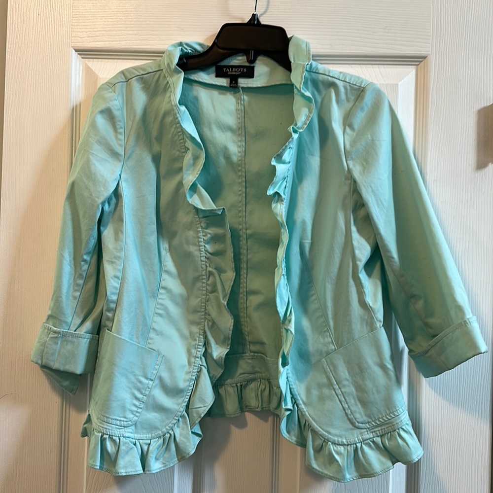 Talbots Woman’s 3/4 length blazer- Size 6